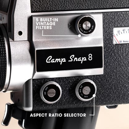 Camp Snap CS8 - Digital Super-8 Video Camera - BLACK