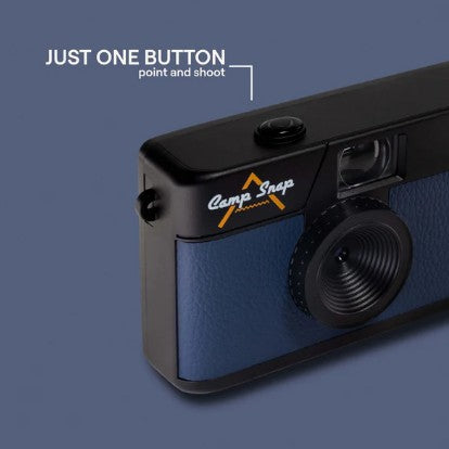 Camp Snap Screen Free Digital Camera - Retro Vintage Point & Shoot - NAVY