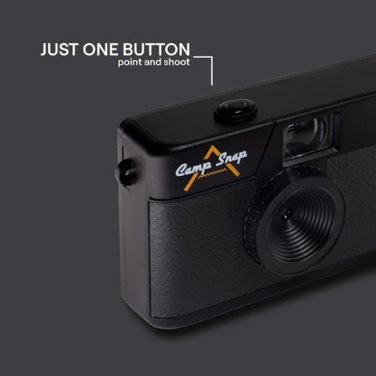 Camp Snap Screen Free Digital Camera - Retro Vintage Point & Shoot - BLACK