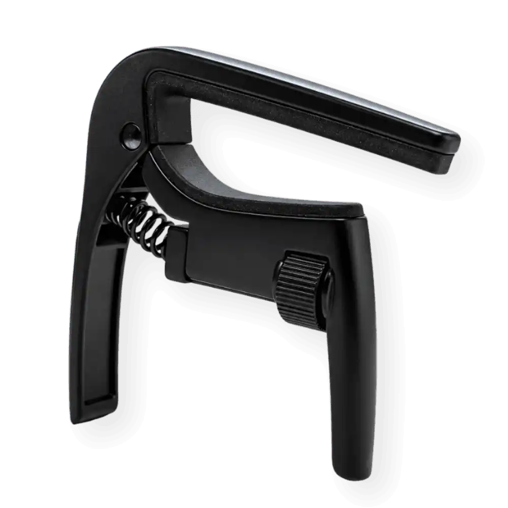 Stringjoy Buzz Free Adjustable Tension Capo - Black