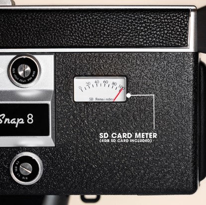 Camp Snap CS8 - Digital Super-8 Video Camera - BLACK