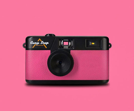 Camp Snap Screen Free Digital Camera - Retro Vintage Point & Shoot - PINK