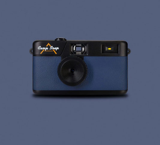 Camp Snap Screen Free Digital Camera - Retro Vintage Point & Shoot - NAVY
