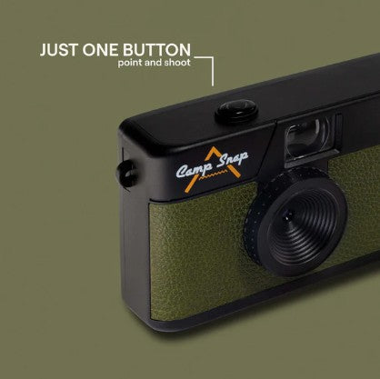 Camp Snap Screen Free Digital Camera - Retro Vintage Point & Shoot - GREEN