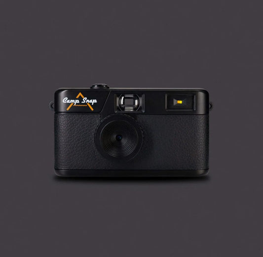 Camp Snap Screen Free Digital Camera - Retro Vintage Point & Shoot - BLACK