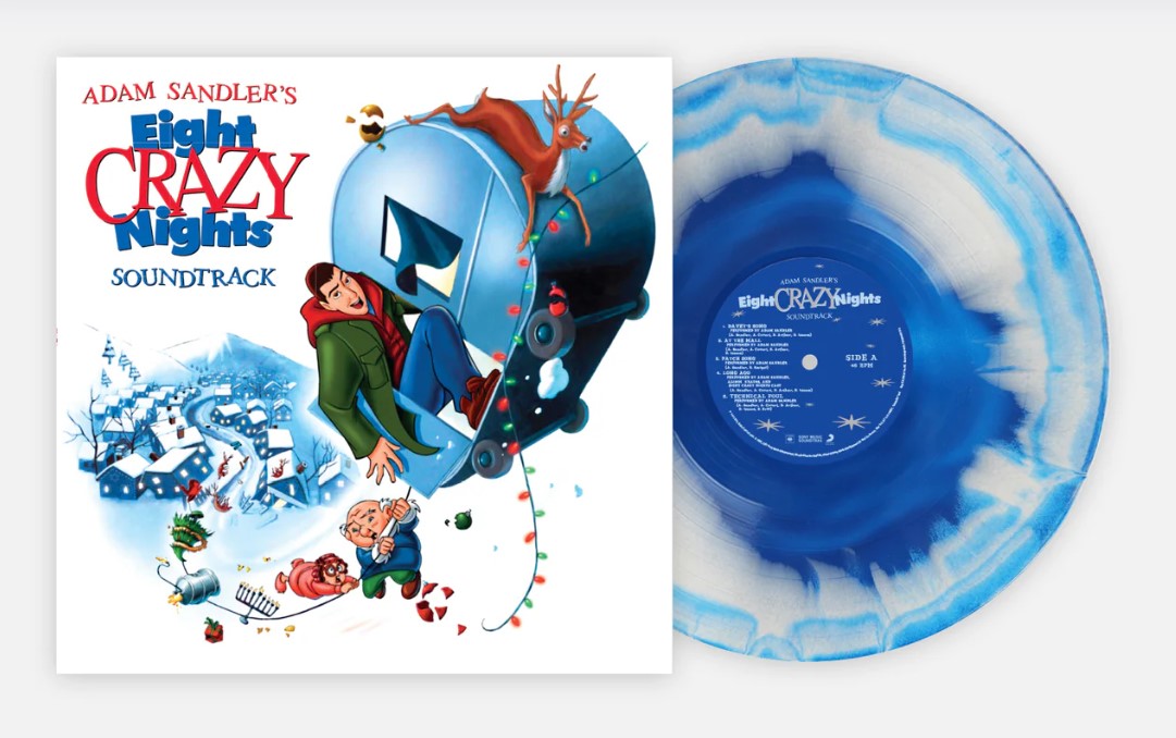 Adam Sander - Eight Crazy Nights Soundtrack - VMP OST - Limited Edition Blue in Whitey Vinyl LP [Vinyl]