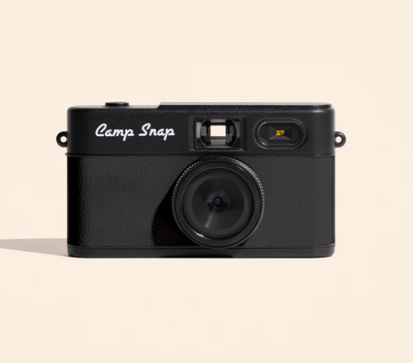 Camp Snap v2 Screen Free Digital Camera - STEALTH BLACK - Retro Vintage Point & Shoot