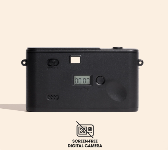 Camp Snap v2 Screen Free Digital Camera - STEALTH BLACK - Retro Vintage Point & Shoot