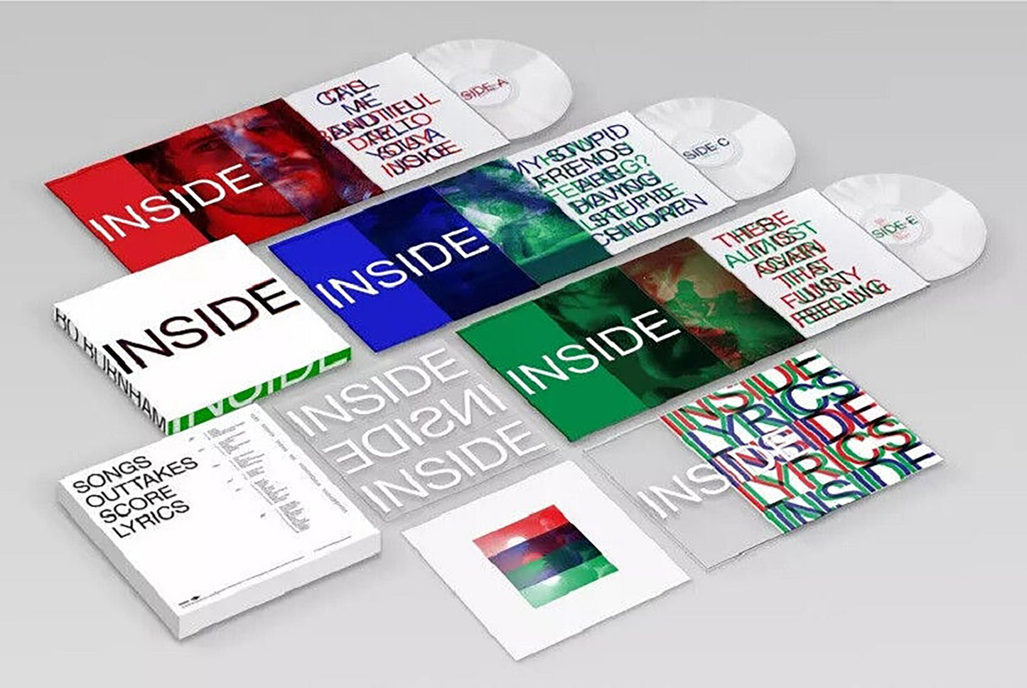 Bo Burnham - Inside -  U/O Limited Edition Deluxe 3 LP Clear Vinyl Box Set [VINYL]