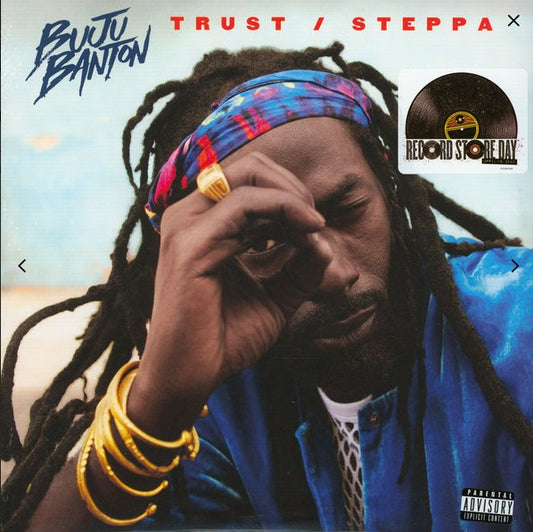 Buju Banton - Trust / Steppa - Limited Edition RSD Clear w/ Blue Splatter 10" Vinyl EP [Vinyl]