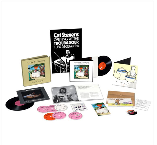 Cat Stevens - Tea For The Tillerman - Super Deluxe 5 CD + Blu Ray + Vinyl LP + Vinyl EP [Audio CD / Blu Ray / Vinyl]]