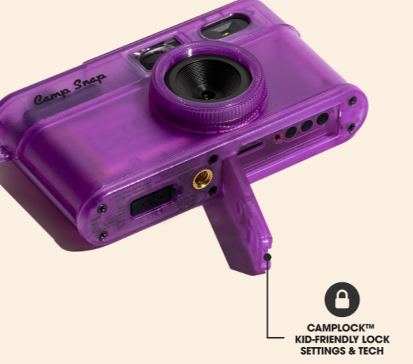 Camp Snap v2 Screen Free Digital Camera - COSMIC GRAPE / PURPLE - Retro Vintage Point & Shoot