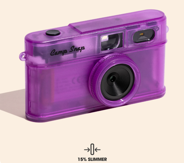 Camp Snap v2 Screen Free Digital Camera - COSMIC GRAPE / PURPLE - Retro Vintage Point & Shoot