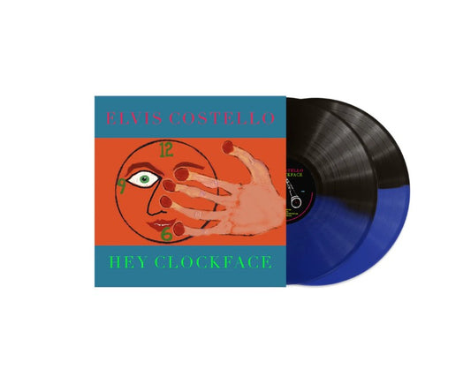Elvis Costello - Hey Clockface - Limited Edition Blue/Black Split 2 LP Vinyl [Vinyl]