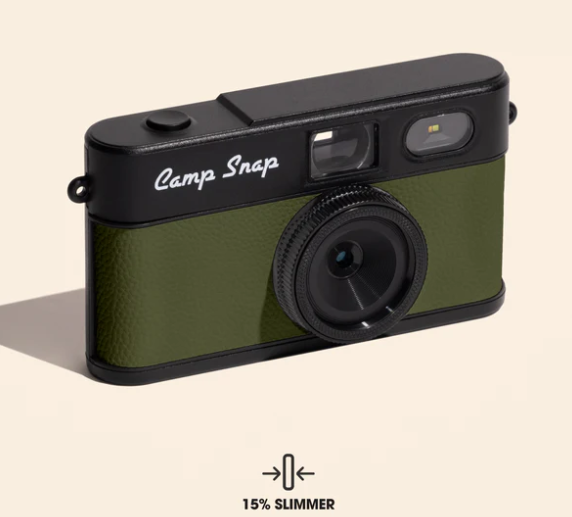 Camp Snap v2 Screen Free Digital Camera - FOREST GREEN - Retro Vintage Point & Shoot