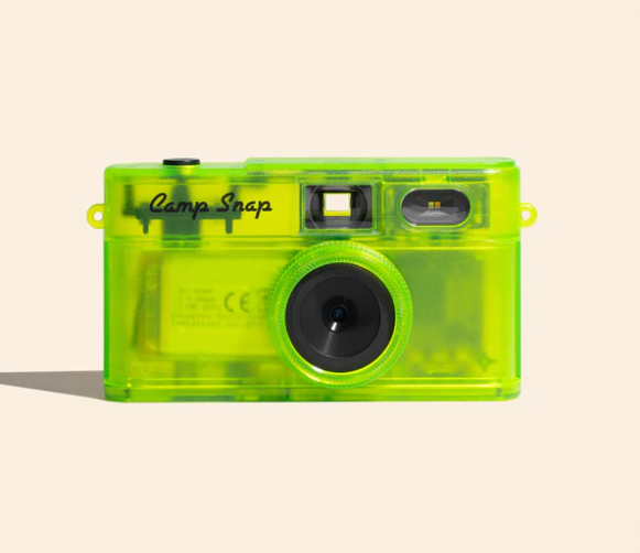 Camp Snap v2 Screen Free Digital Camera - TWISTED LIME - Retro Vintage Point & Shoot