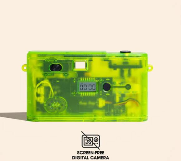 Camp Snap v2 Screen Free Digital Camera - TWISTED LIME - Retro Vintage Point & Shoot