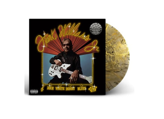 Hank Williams Jr. - Rich White Honky Blues - Indie Exclusive Metallic Gold / Black Splatter Vinyl LP [Vinyl]