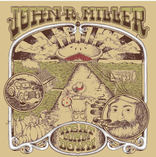 John R. Miller - Heat Comes Down - Limited Edition Blue Marble Vinyl LP [VINYL]