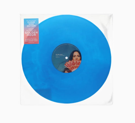 Kacey Musgraves - Golden Hour - 5th Anniversary Cloud Nine Limited Edition -  Blue Glitter LP [Vinyl]