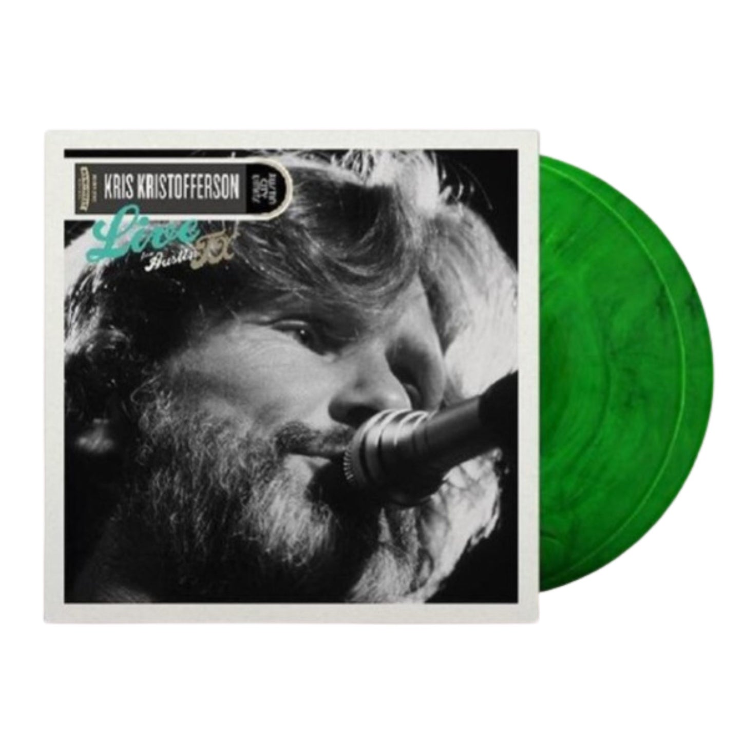 Kris Kristofferson - Live from Austin TX - Austin City Limits - Limited Edition 2 LP Green & Grey Splatter Vinyl [VINYL]