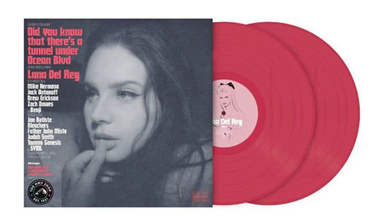 Lana Del Rey - Did You Know There's a Tunnel Under Ocean Blvd - TGT Limited Edition Dark Pink 2 LP Vinyl + Alternate Artwork + Poster [VINYL]