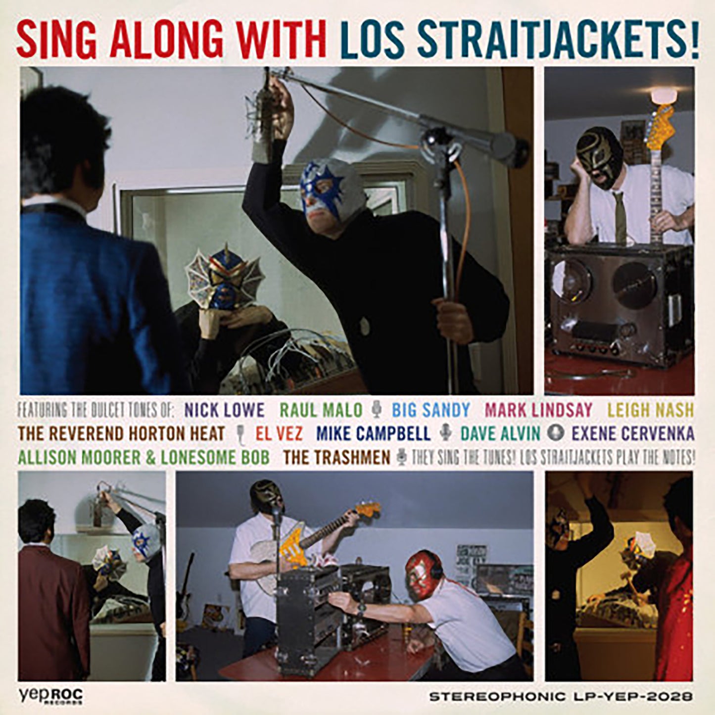 Los Straitjackets - Sing Along with Los Straitjackets - Vinyl LP + Bonus 7" [VINYL]
