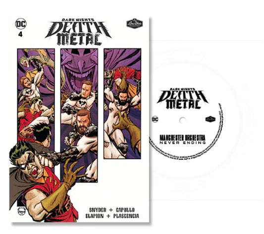 Manchester Orchestra - Never Ending 7" Flexi Disc Vinyl + Dark Nights Death Metal Comic DC #4 [VINYL]