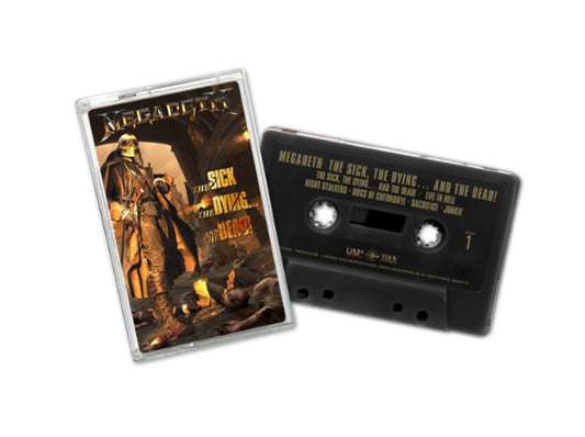 Megadeth - The Sick, The Dying… And The Dead! - Limited Edition Black Cassette Tape [Audio Cassette]