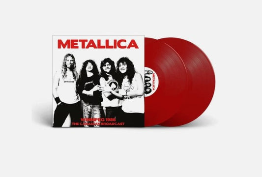 Metallica - Winnipeg 1986 - The Canadian Broadcast - 2 LP Red Vinyl - Unofficial [Vinyl]