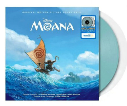 OST - Moana - Disney Original Motion Picture Soundtrack - WM Limited Edition Ocean Blue & Clear 2 LP Vinyl [VINYL]