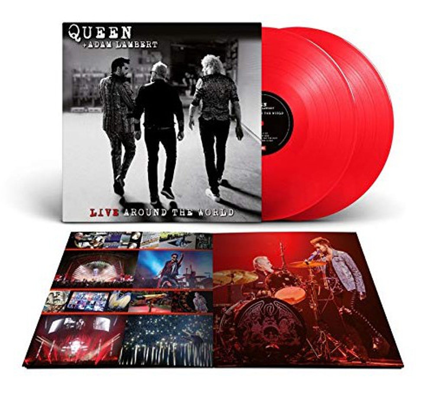 Queen + Adam Lambert - Live Around the World - Limited Edition RED 2 LP Vinyl [VINYL]