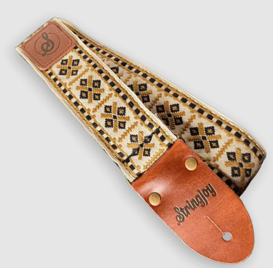 Stringjoy Scotty Vintage Woven Guitar Strap