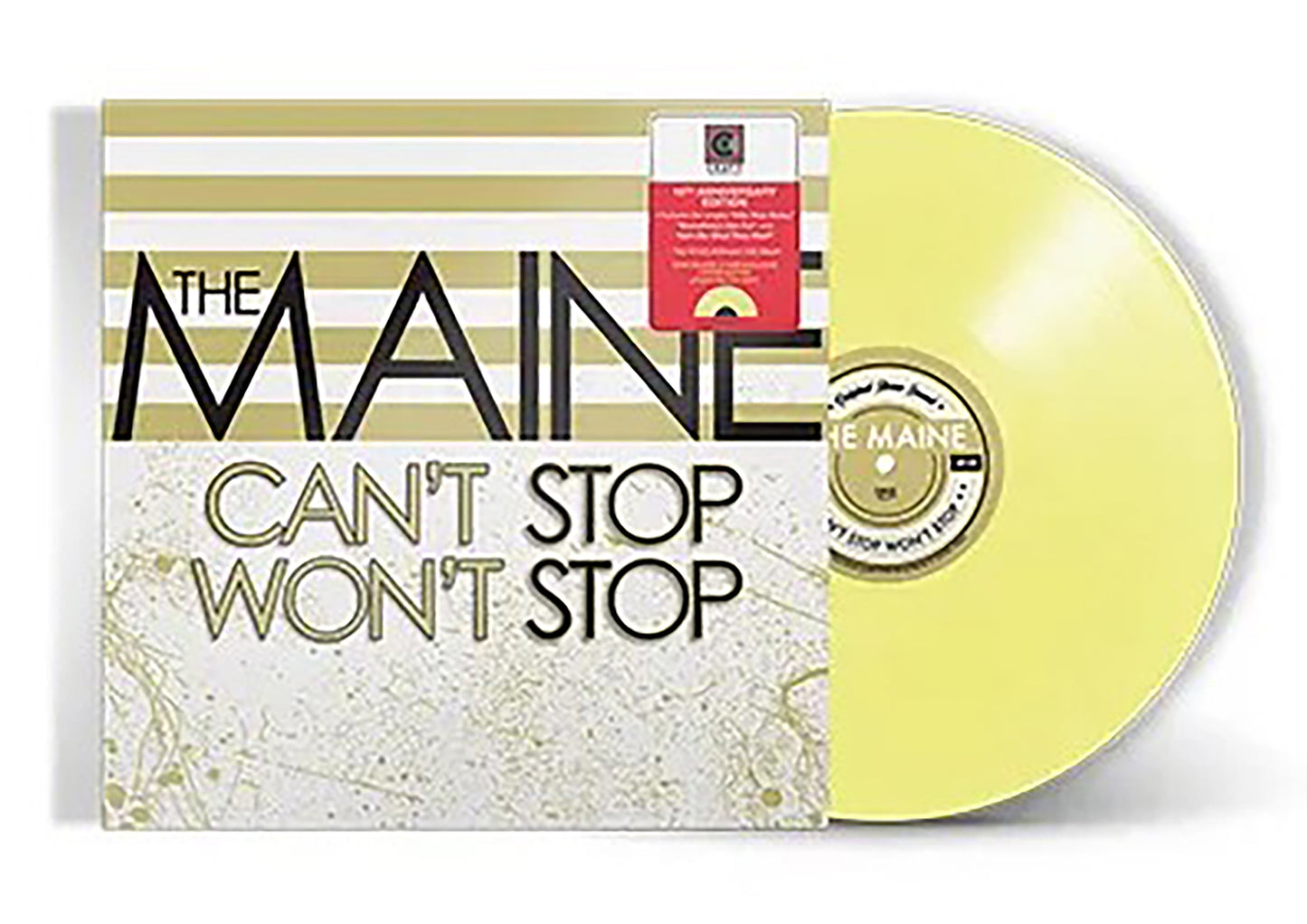 The Maine - Can't Stop Won't Stop - 15th Anniversary Limited Edition Lemon Yellow Vinyl LP [VINYL]