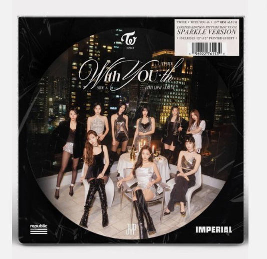 Twice - With Youth - Limited Edition KPOP Picture Disc - Sparkle Version - Vinyl EP [VINYL]